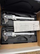 (2) Mitutoyo Absolute Coolant Proof 6" Digital Calipers