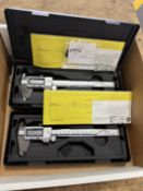 (2) New Mitutoyo Absolute Coolant Proof 6" Digital Calipers