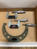 (3) Micrometers - Mitutoyo, SPI & Aerospace