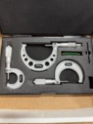 Mitutoyo 0-3" Micrometer Set