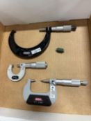 Mitutoyo 0"-1" Micrometer & SPI 0"-1" Point Micrometer