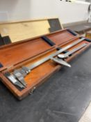 Brown & Sharpe 25" & Starrett 12" Inside/Outside Calipers