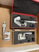 (3) Anvil Micrometers - SPI & Mitutoyo