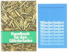 Konvolut von 2 Büchern über Wiederladen