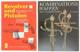 Konvolut von 2 Bücher, Kombinationswaffen / Revolver und Pistolen