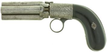 Perkussions-Pepperbox, J.Herman, Kal. .36