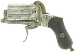 Pepperbox, Deprez-Joassart Jean Mathieu, Liège, Kal. 7mmLefaucheux