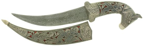 Kandjar, Indien, Damast