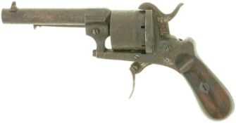 Revolver, Lefaucheux, Open-Top, Kal. 7mmLef