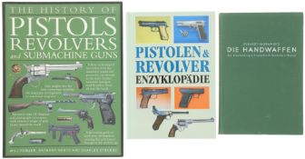Konvolut von 3 Büchern zu Handfeuerwaffen