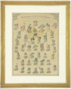 Lithographie, Kopfbedeckungen der CH-Truppen