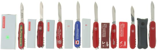 Konvolut von 8 Taschenmesser Victorinox