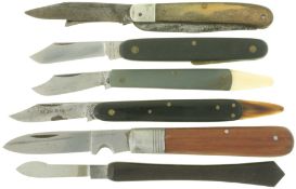 Konvolut von 6 Bauernmesser