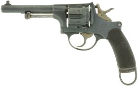 Revolver, W+F Bern, Ord. 1882, Radfahrer, Kal. 7.5x22.5mmR/Rev82
