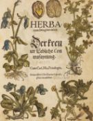 Otto Brunfels, Kreüterbuch contrafayt. - Angebunden: Herbarum imagines vivae
