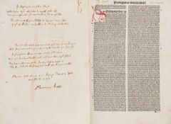 Petrus Lombardus, Sententiarum. Teil 2. Mit Luther-Fälschung
