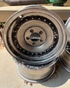Set of (4) 15 x 7 Aluminum Wheels - 5 on 4-3/4 Bolt Pattern