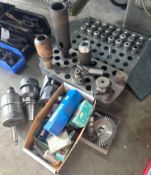 Assorted CNC & Manual Machine Tooling - Collets, Tool Holders, Taper-Shank Tooling & Cutters