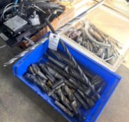 Large Drill Bit & Taper-Shank Tooling Lot - Silver & Deming Bits - Assorted Machine Shop Tooling