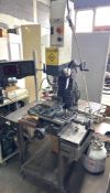 WABECO F1200 Precision Bench Milling & Drilling Machine with Steel Workbench