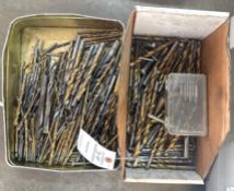 Large Assorted Twist Drill Bit Lot - Multiple Sizes - Machine Shop Tooling