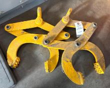 (2) Heavy-Duty Steel Single-Scissor Pallet Puller Clamp Set