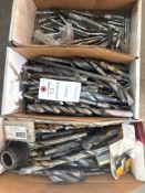 Large Assortment of HSS Drill Bits, Taper-Shank Drill Bits & Threading Taps - Machine Shop Tooling