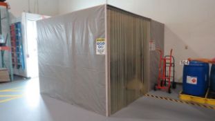 wood framed clean room 10' x 13'