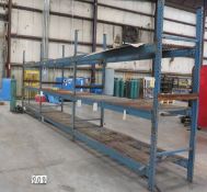 8' sections of 100" high 32" wide (arms are tack welded)