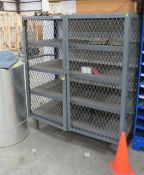 tool cage cabinet 48" w x 57" h x 26" deep