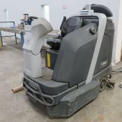 Ecoflex SC6000 floor scrubber and water vacuum 899 hours on meter, working order