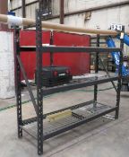 pallet rack 77" long x 24" deep x 72" high