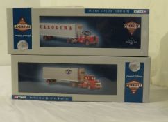 die cast metal Mack truck and trailer