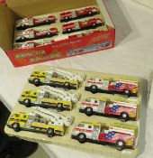 boxes of 12 die cast rescue trucks