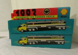 Shell 1993 die cast tanker trucks with lights
