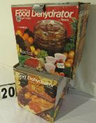 Ronco food dehydrators new in box