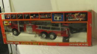 New Bright radio control 9.6v fire engine in box