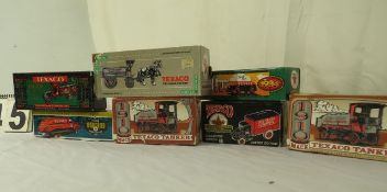 Texaco metal die cast truck coin bank