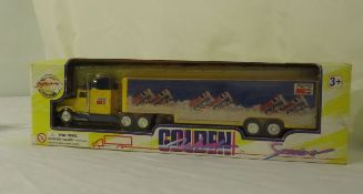 Pepsi die cast semi tractor trailer
