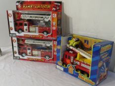 toy fire trucks new old stock