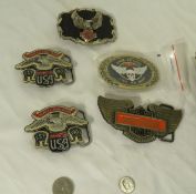 custom made brass Harley Davidson belt buckles 3 1/4" x 2 1/4"