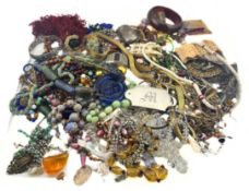 A selection of costume jewellery