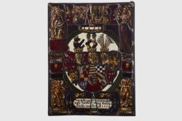 Wappenscheibe der Sybilla Herzogin zu Württemberg (1604)