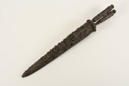 Renaissance-Besteckset in Eisenscheide (datiert 1646) – Zunft-Symbolik, BK-Monogramm