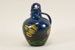Max Laeuger (1864-1952) Jugendstil-Kanne „Tulpe“ – Original-Deckel, Kandern, Mod. 276 (um 1900)