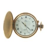 OMEGA DE VILLE FULL HUNTER POCKET WATCH