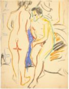 Ernst Ludwig Kirchner; Paar im Atelier