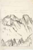Giovanni Giacometti; Badile e Cengalo