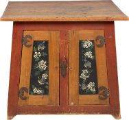 Giovanni Giacometti; Kleiner bemalter Schrank, zweitürig