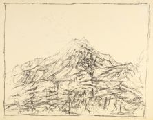 Alberto Giacometti; Pizzo della Margna vu de la maison des Giacometti à Maloja I